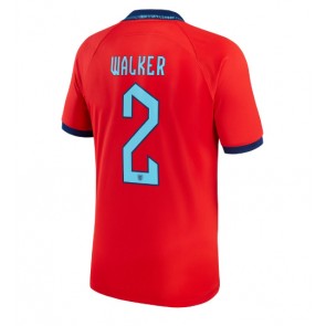 England Kyle Walker #2 Udebanetrøje VM 2022 Kort ærmer